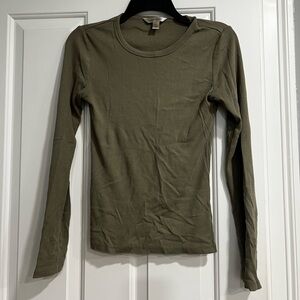 X-small Green Long-sleeve Banana Republic Shirt